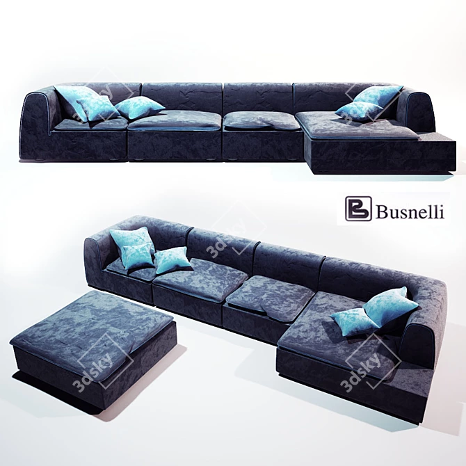 Elegant Igloo Chair by Busnelli 3D model image 1