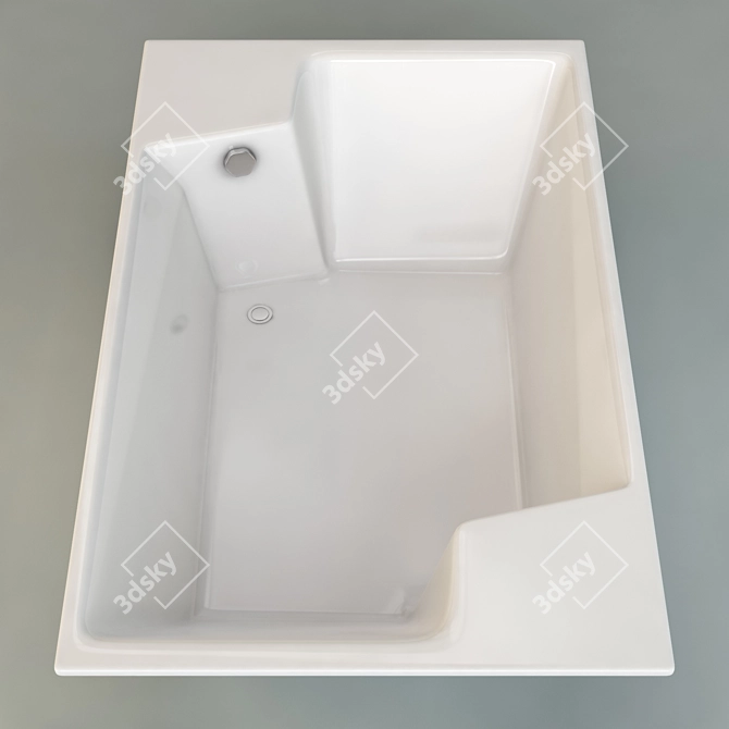 Luxurious Kolpa San Nabucco Bathtub 3D model image 1