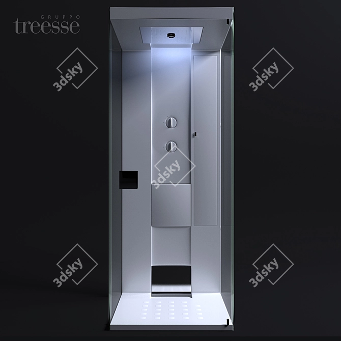 Sleek Shower Solution: TREESSE IDEA 3D model image 1