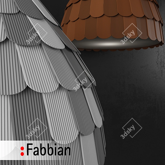 Roofer F12 A01 Pendant Light 3D model image 2