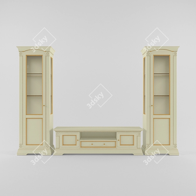 Elegant Palazzo Ducale Furniture Set 3D model image 2