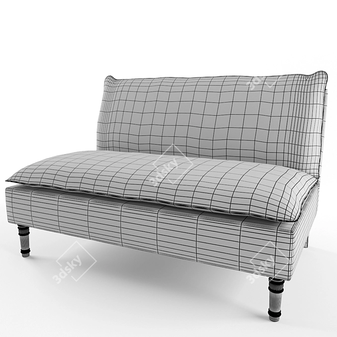 Elegant Maxwell Sofa by Eichholtz 3D model image 3