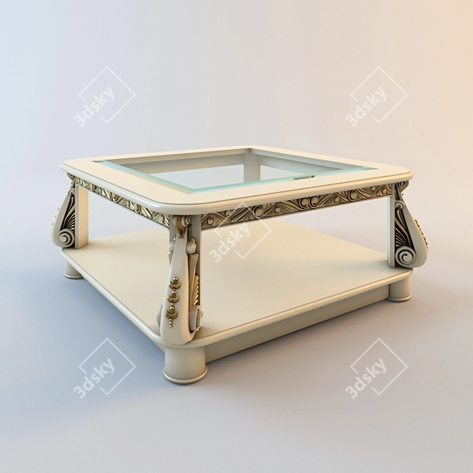 Moderno Centro cuadrado Moblesa Neo 3D model image 1