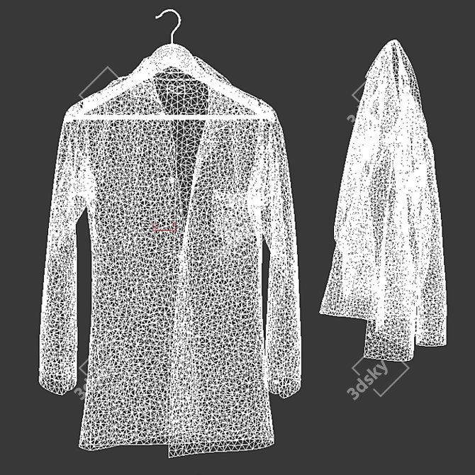 Broadway Two-Way Hanging Shirt 3D model image 2