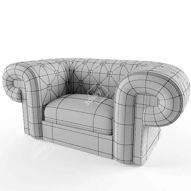 Elevate Comfort with Stylish Chair 3D model image 3