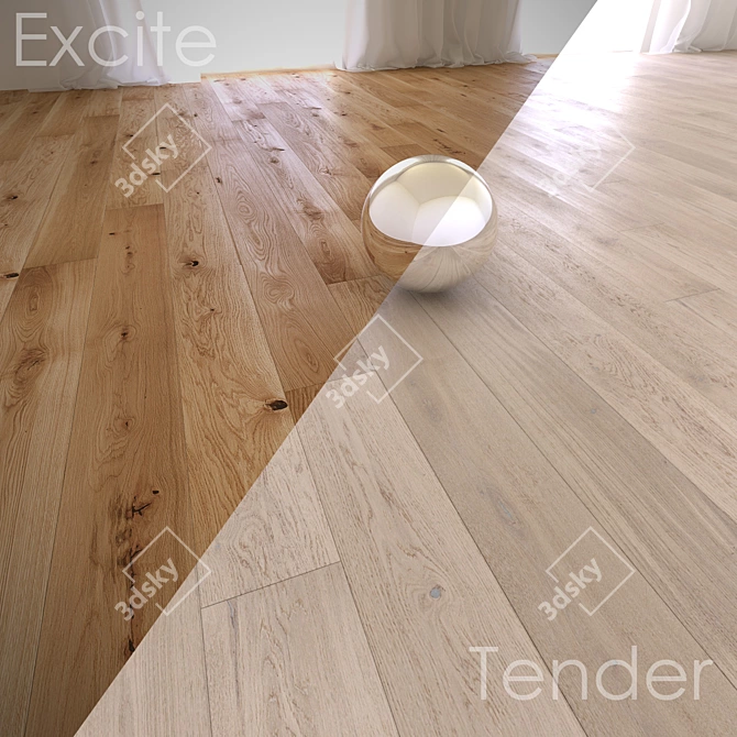 Parquet Collection: Pure Vintage Barlinek 3D model image 3