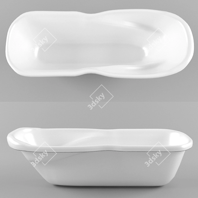 Relisan Neonika Bathtub 3D model image 1
