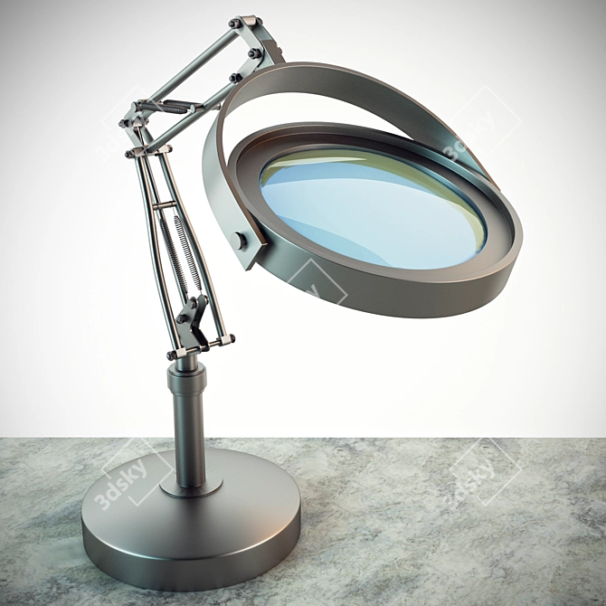 Title: Vintage Loupe Collector 3D model image 2