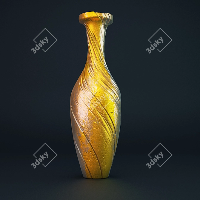 Elegant Eldorado Vase for Chic Décor 3D model image 1