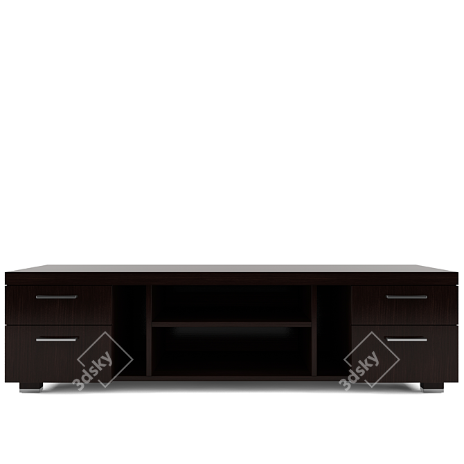Euroline TV Cupboard 3D model image 3