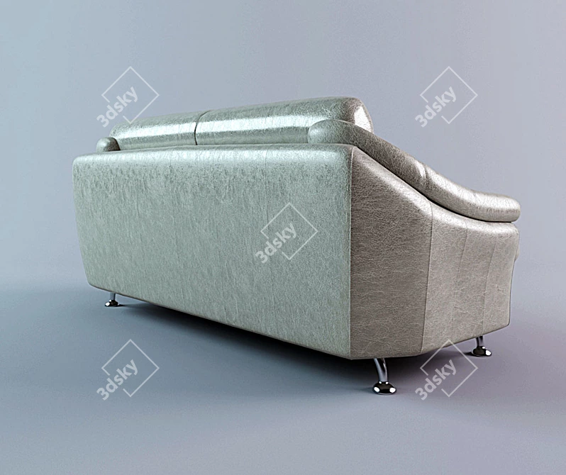 Minimalist Alain Sofa 3D model image 2