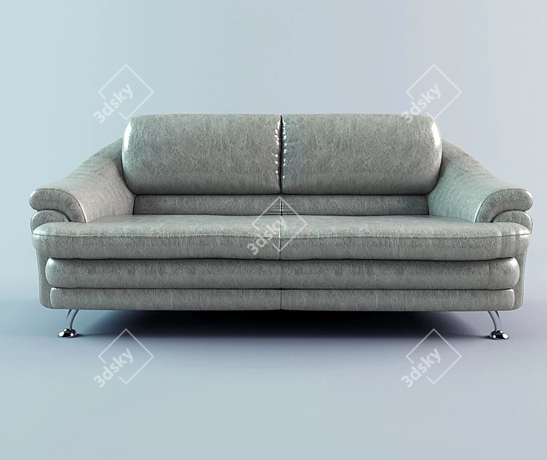 Minimalist Alain Sofa 3D model image 3