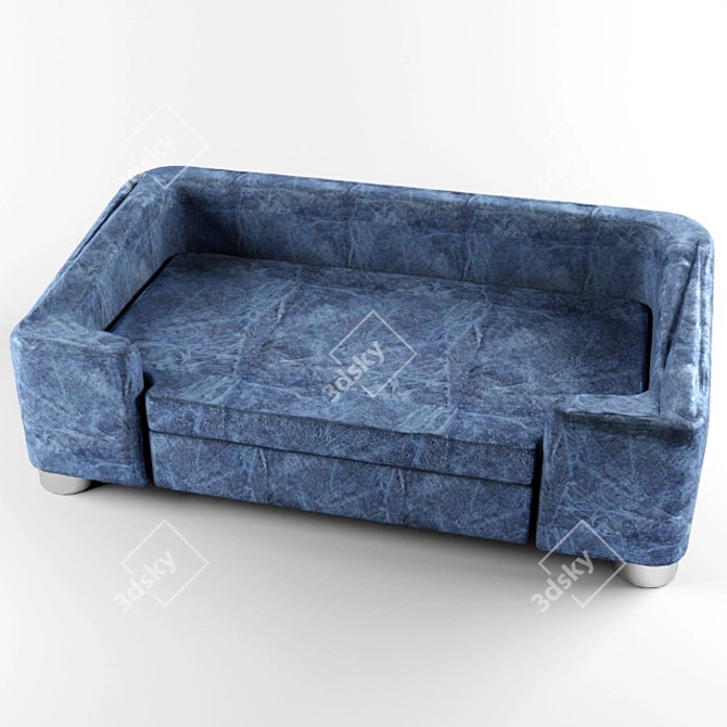 Baker Cove Sofa: Elegant Comfort 3D model image 1