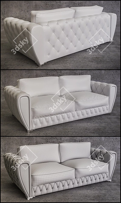 Formenti Prince Nobility Sofa 3D model image 1