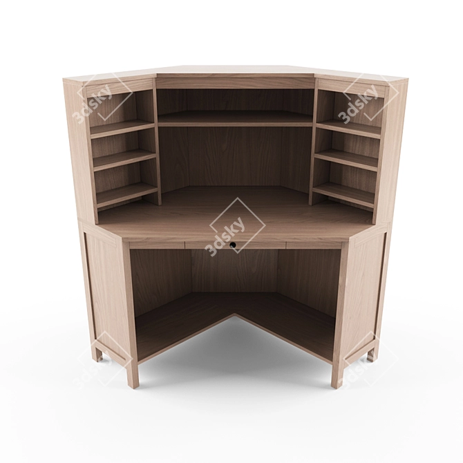 Elevate Your Workspace with Ikea Hamnes 3D model image 1