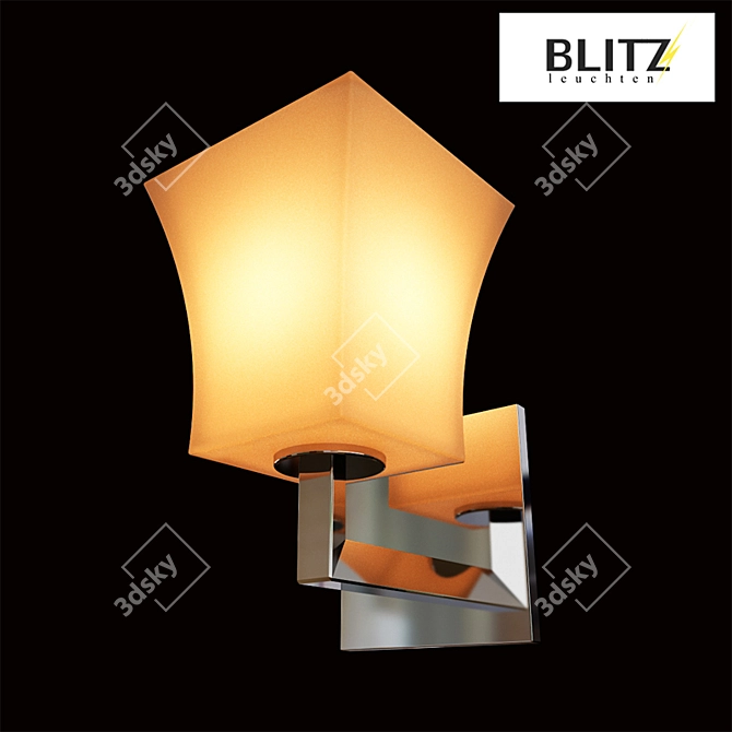 Bathroom Brilliance: Blitz Sconce 3D model image 1