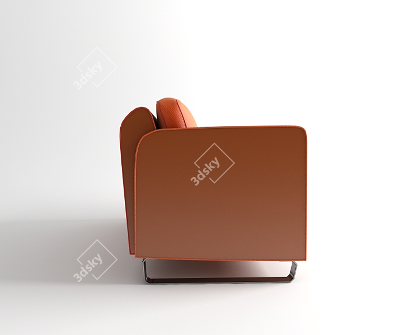 Elegant Elizabet Sofa 3D model image 3