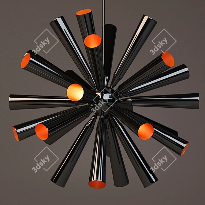 Stellar Light: A Radiant Starburst 3D model image 1