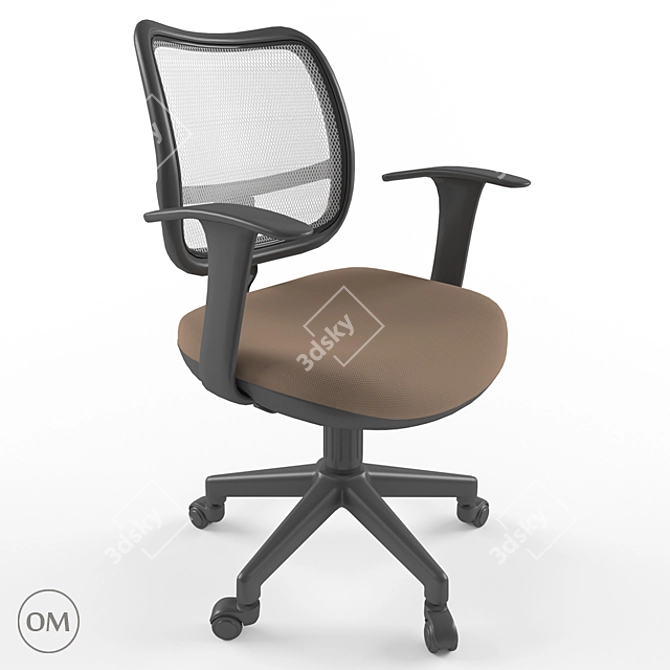 Buro CH-797AXSN/26-28 Office Chair: Comfortable and Widely Popular 3D model image 1