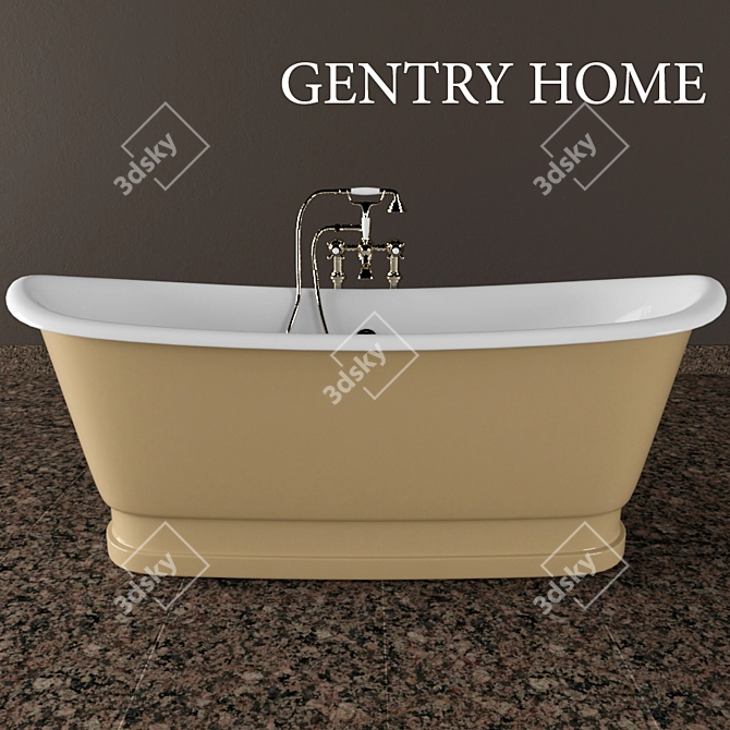 Luxury GENTRY HOME Epoque Desk 3D model image 1