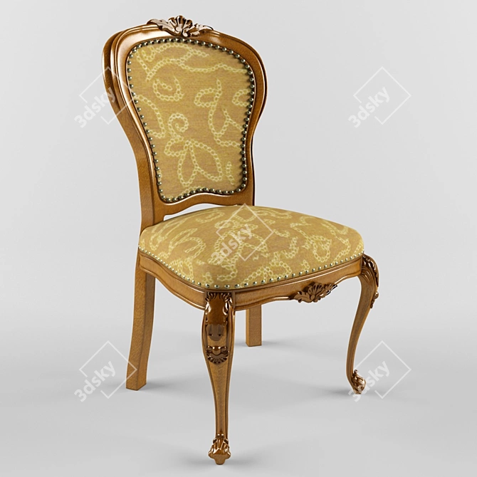 Cavio Benedetta BN8809 Chair: Elegant and Comfortable 3D model image 1