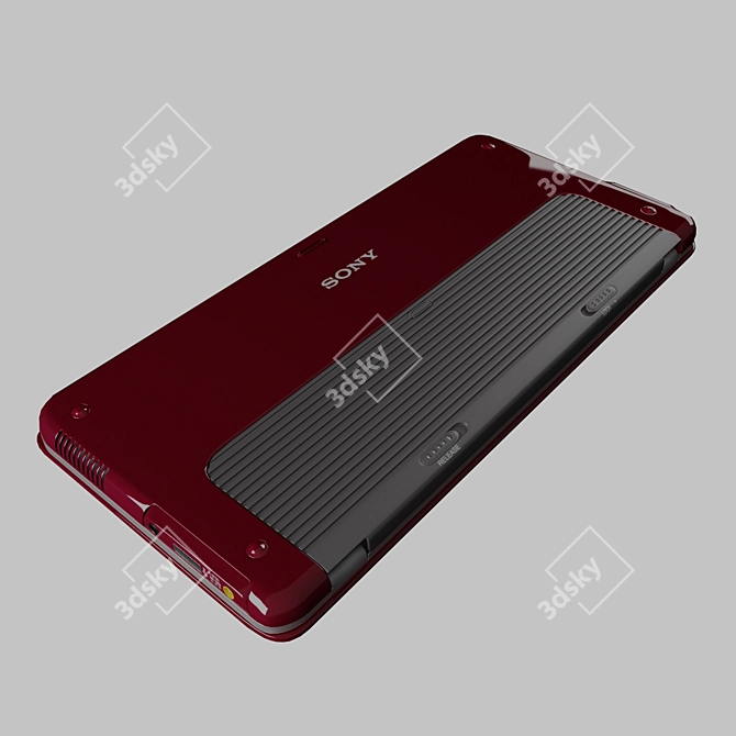 Ultra-Slim Sony Vaio P: Your Portable Powerhouse! 3D model image 3