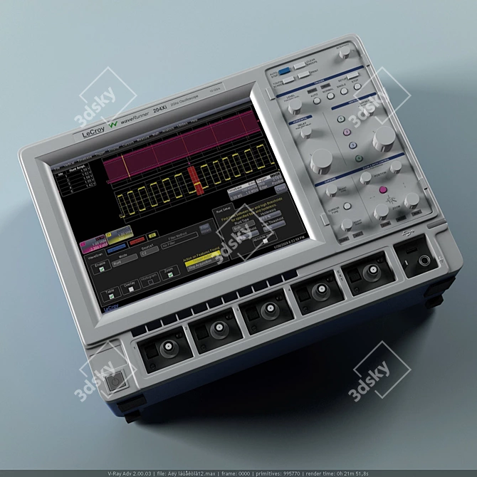 WaveMaster 2000 Oscilloscope 3D model image 1