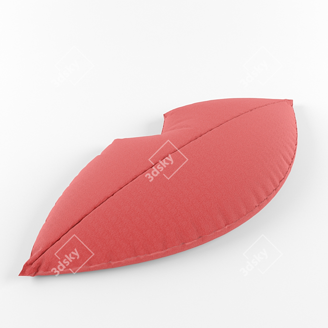 Cozy Kiss Pillow 3D model image 1