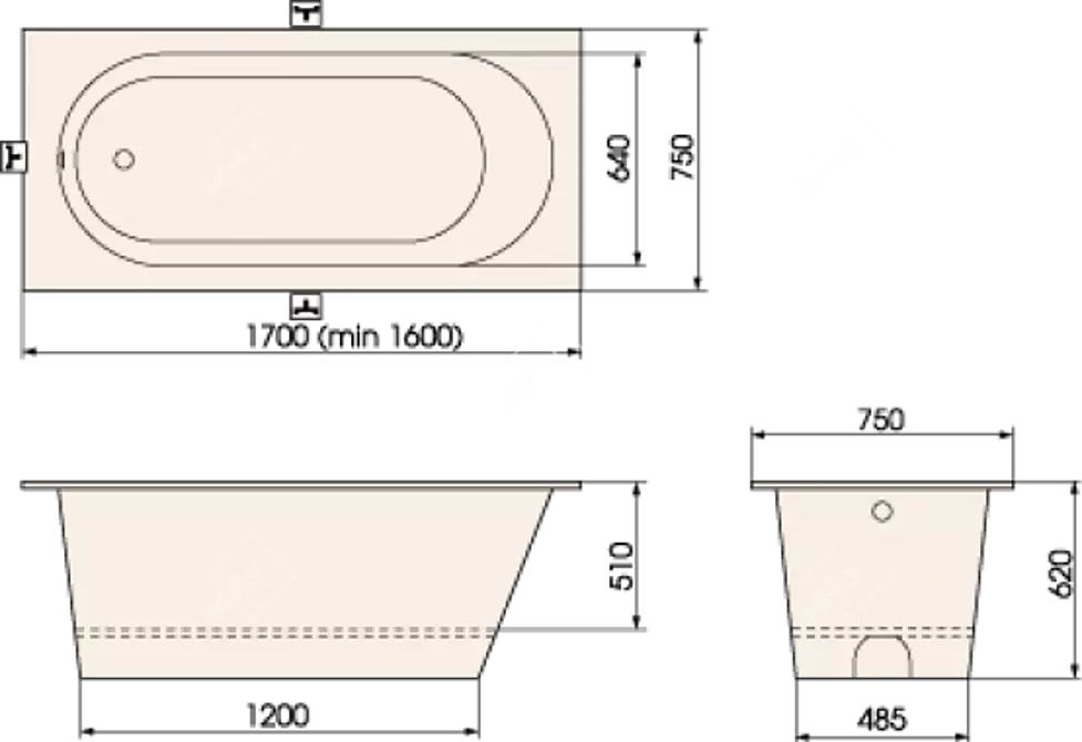 Luxury Shower Experience: PAA VARIO LONG3 3D model image 3