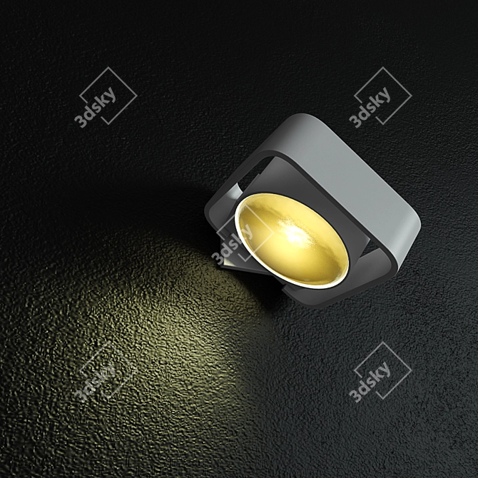 Modern Glow Wall Sconce 3D model image 1