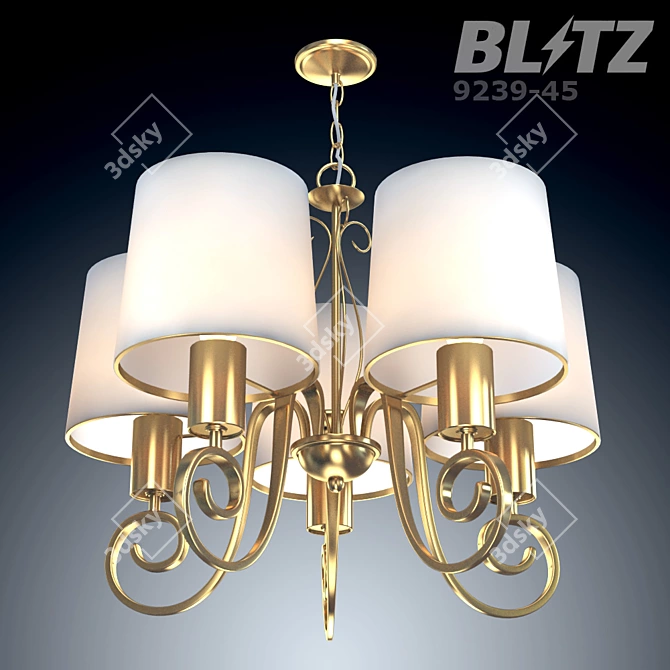 Blitz Hanging Chandelier 9239-45 3D model image 1