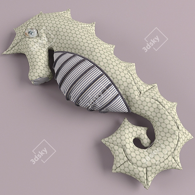 [Translation from Russian: Soft Handmade Toys]
Ocean Friends Plush Set 3D model image 2