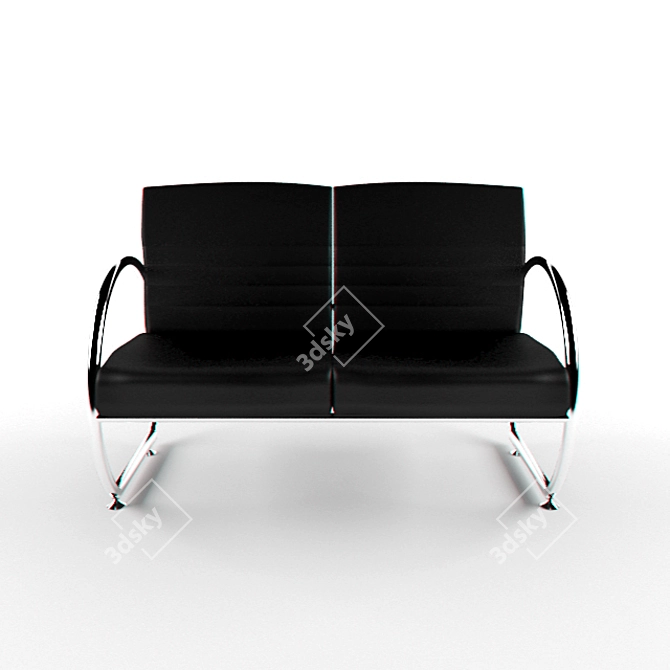 Modern Club Sofa Roland 3D model image 2