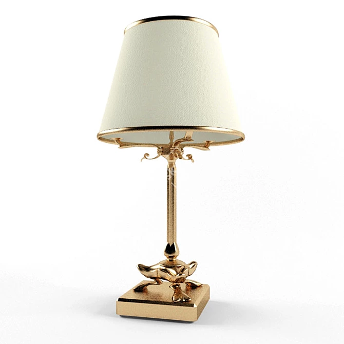 Sleek LED Desk Lamp 3D model image 1