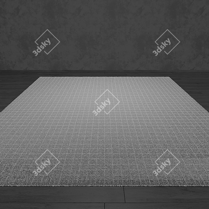 Golden Lyon Milk Carpet 3D model image 2