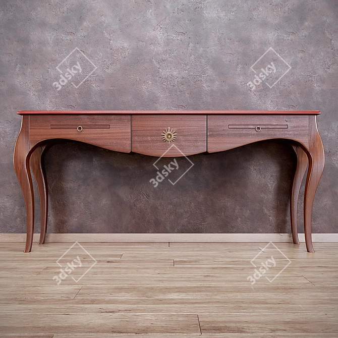 Italian Console De Bournais B6108 - Sleek and Stylish 3D model image 1