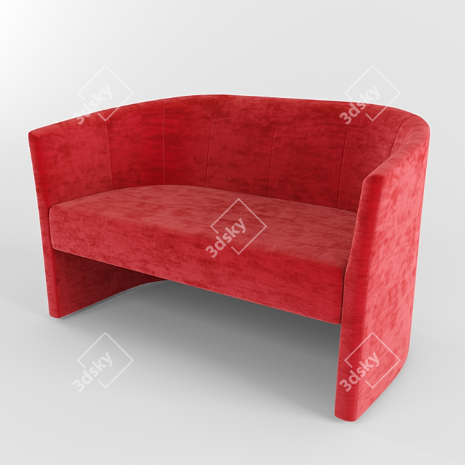 Elegant San Remo Console Table 3D model image 1