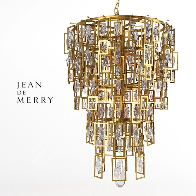 Elegant Kara Chandelier: Luxurious Design 3D model image 1