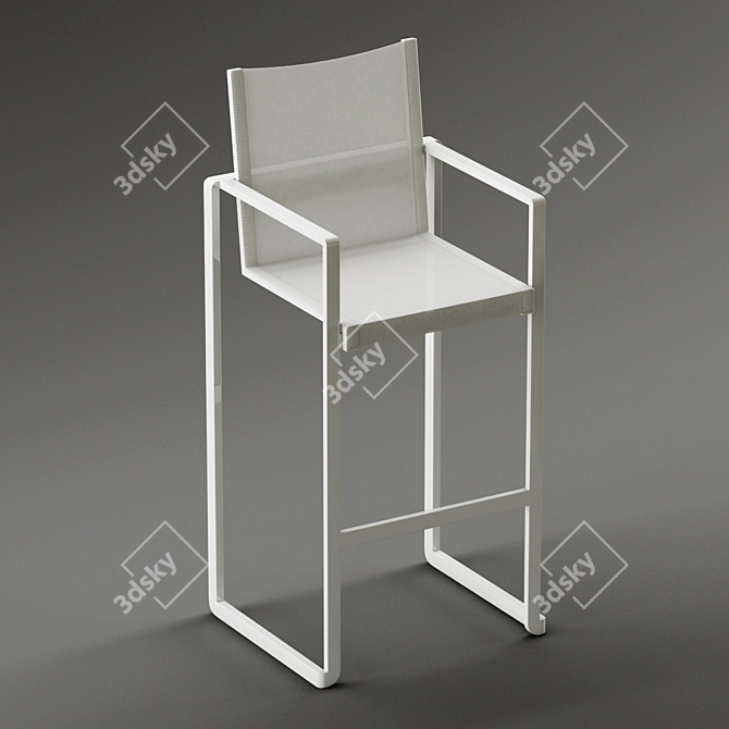 Royal Botania ALR 43: Elegant Bar Stool 3D model image 1