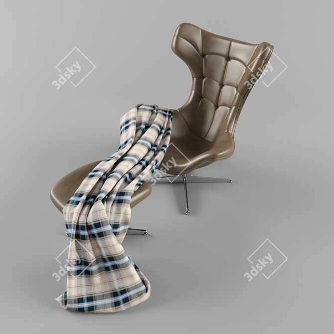 Regina 2 Wheelchair: Comfort & Style 3D model image 1