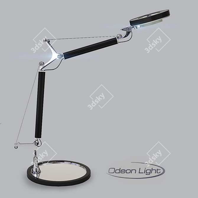 Modern Odeon LED Desk Lamp 3D model image 1