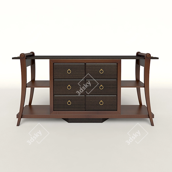 Pacific 17 Locker - Stylish and Spacious 3D model image 1