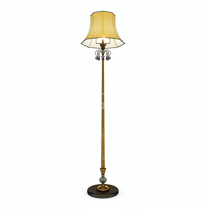 Elegant Minevra 7100 T Torchiere 3D model image 1