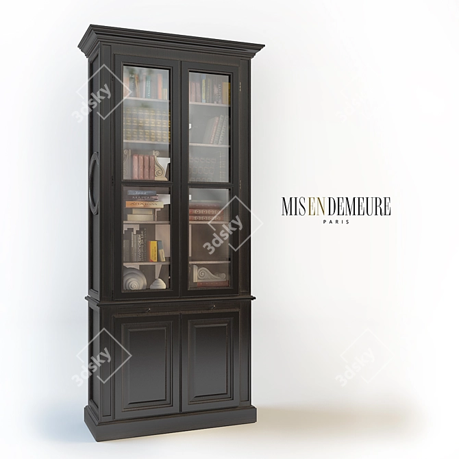 "Albertas" Bookcase - Timeless Elegance 3D model image 1