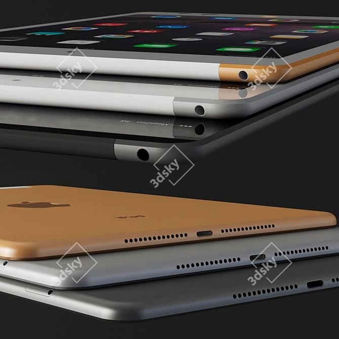 Sleekly Powerful iPad Air 2 3D model image 2