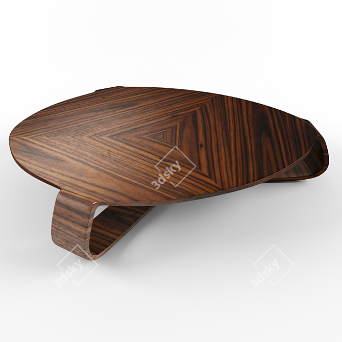 Modern Dining Table 3D model image 1