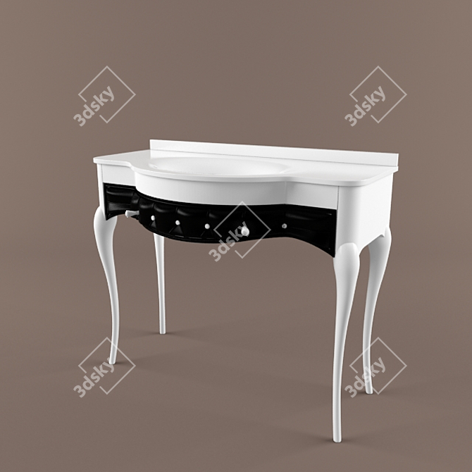 Luxury Capitonne Drawers: IL TEMPO Collection 3D model image 1