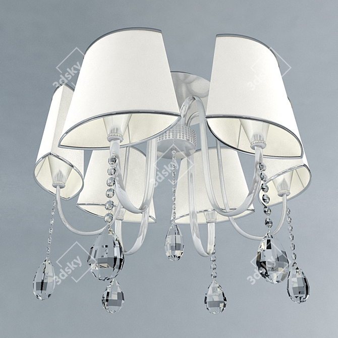 Elegant Breezelight Chandelier 3D model image 1