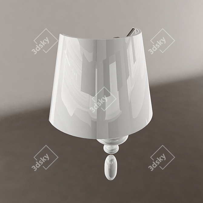 Title: Breezelight 1304/AP: Elegant Wall Lamp 3D model image 2