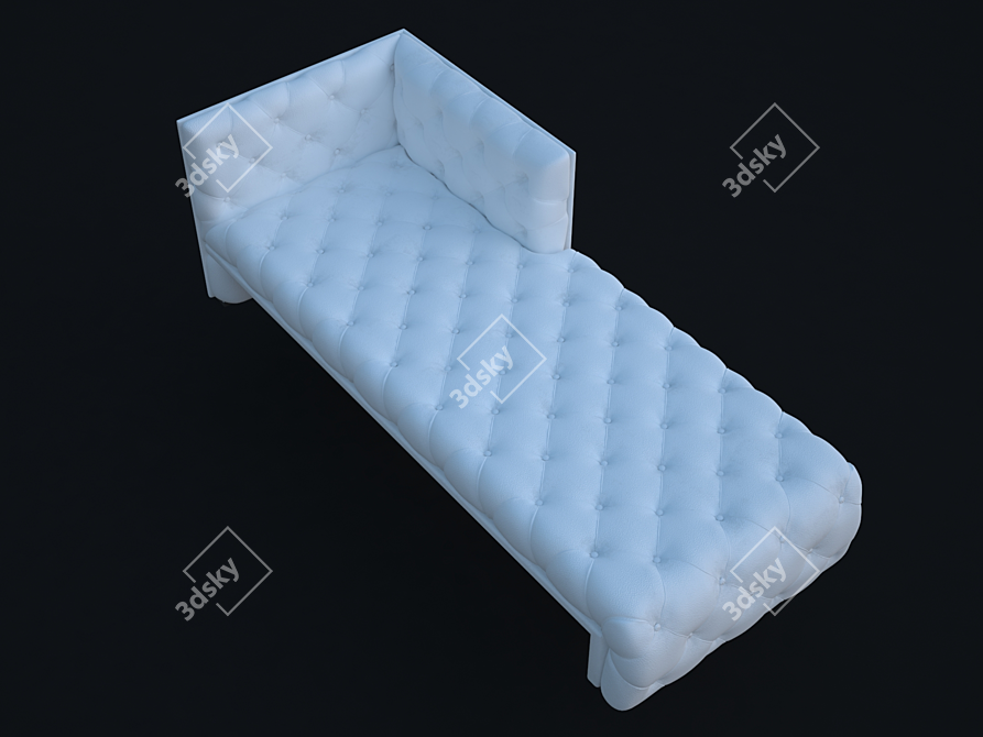 Edwards Sociable Ottoman 3D model image 3